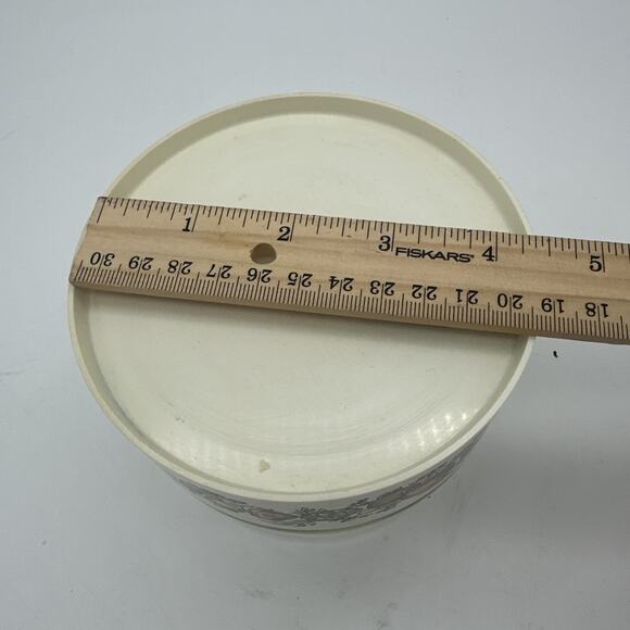 4 Vintage Pyrex Glass Canisters Set See 'n Store Jars Mushroom Veggies USA - Picture 10 of 12